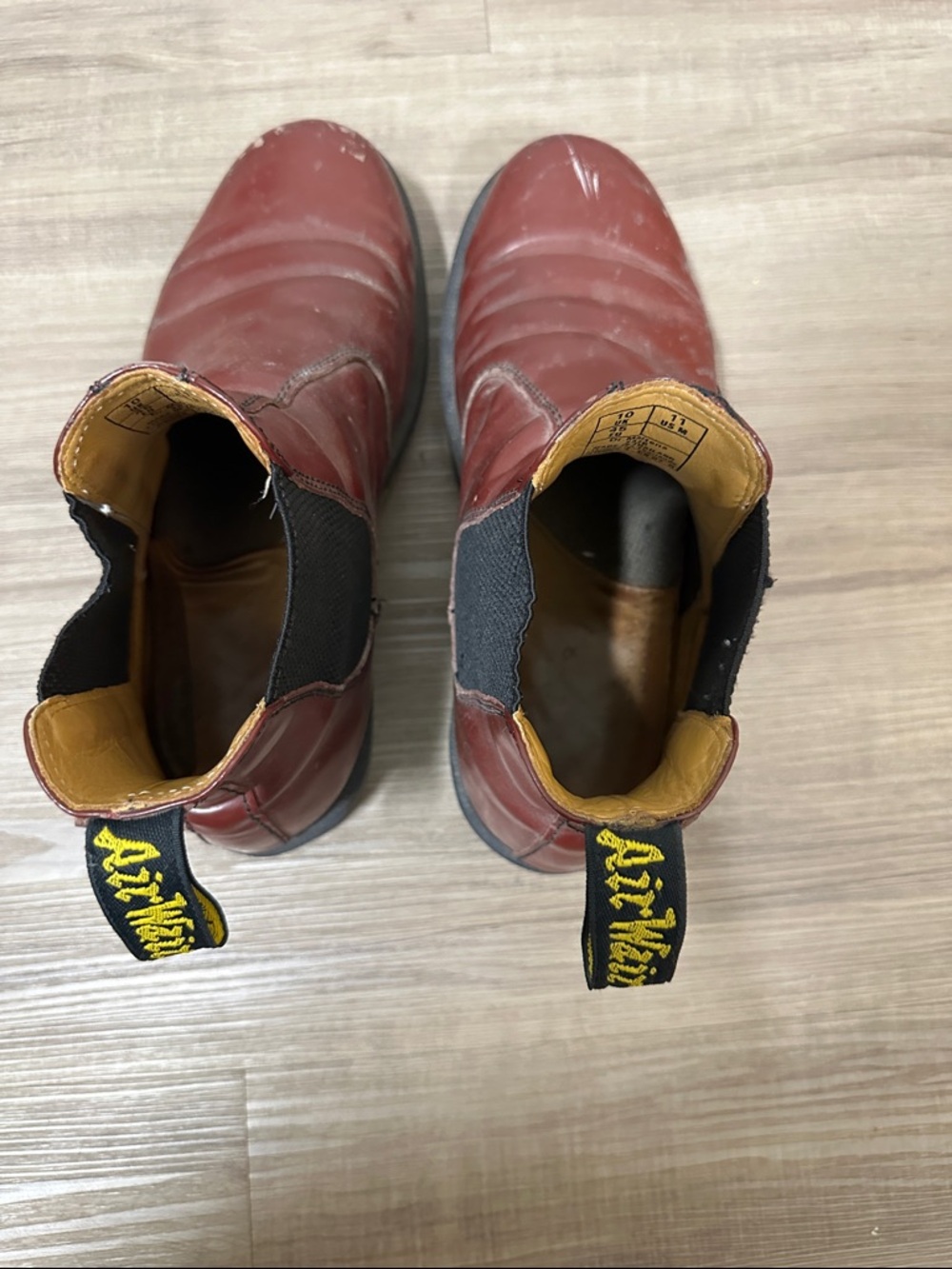 Dr. Martens Men's Burgundy Leather Chukka Boots - Picture 7 of 7